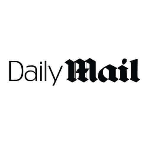 Daily Mail logo featuring the brand name in a stylish font.