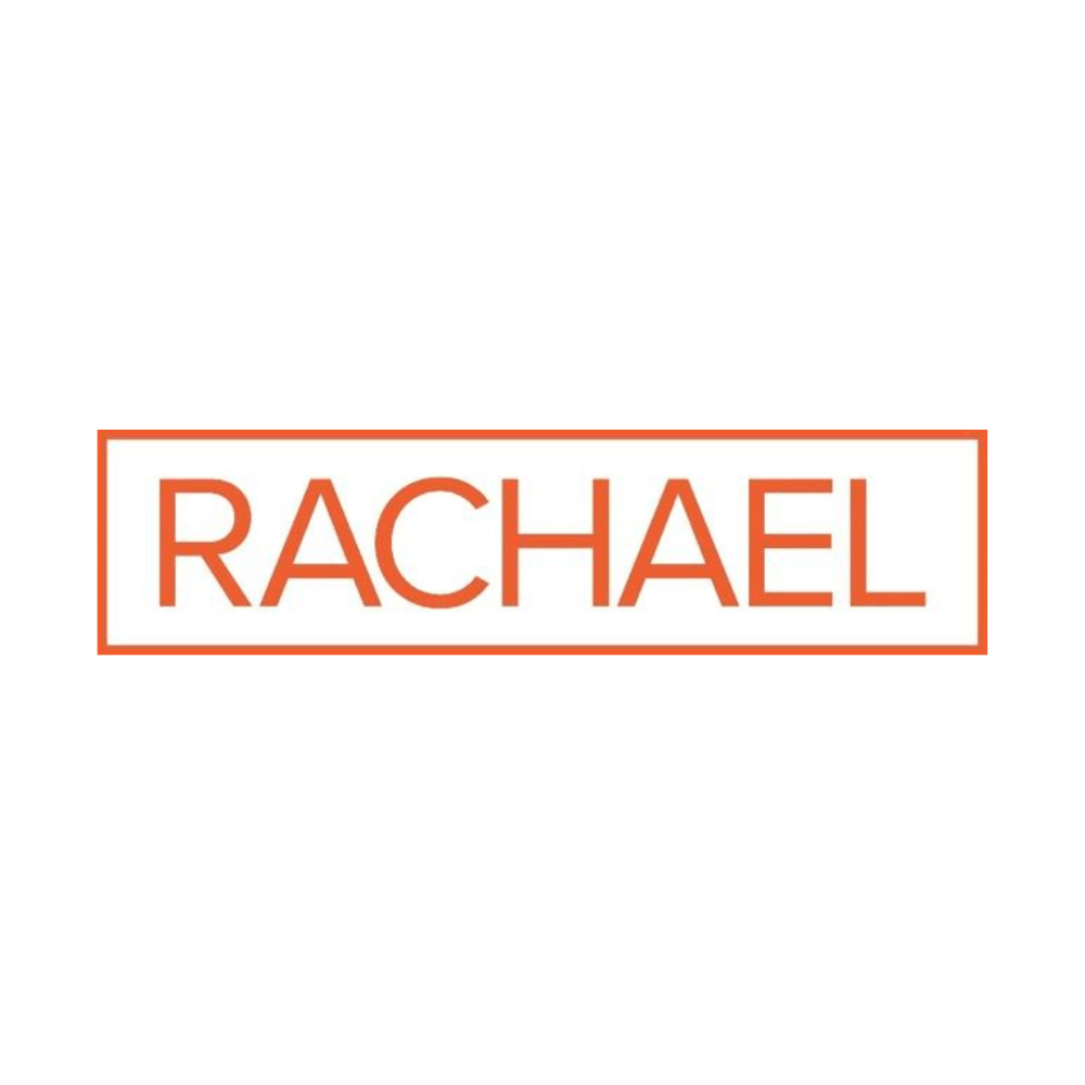 Logo of Rachael Ray, highlighting her popular daytime talk show.