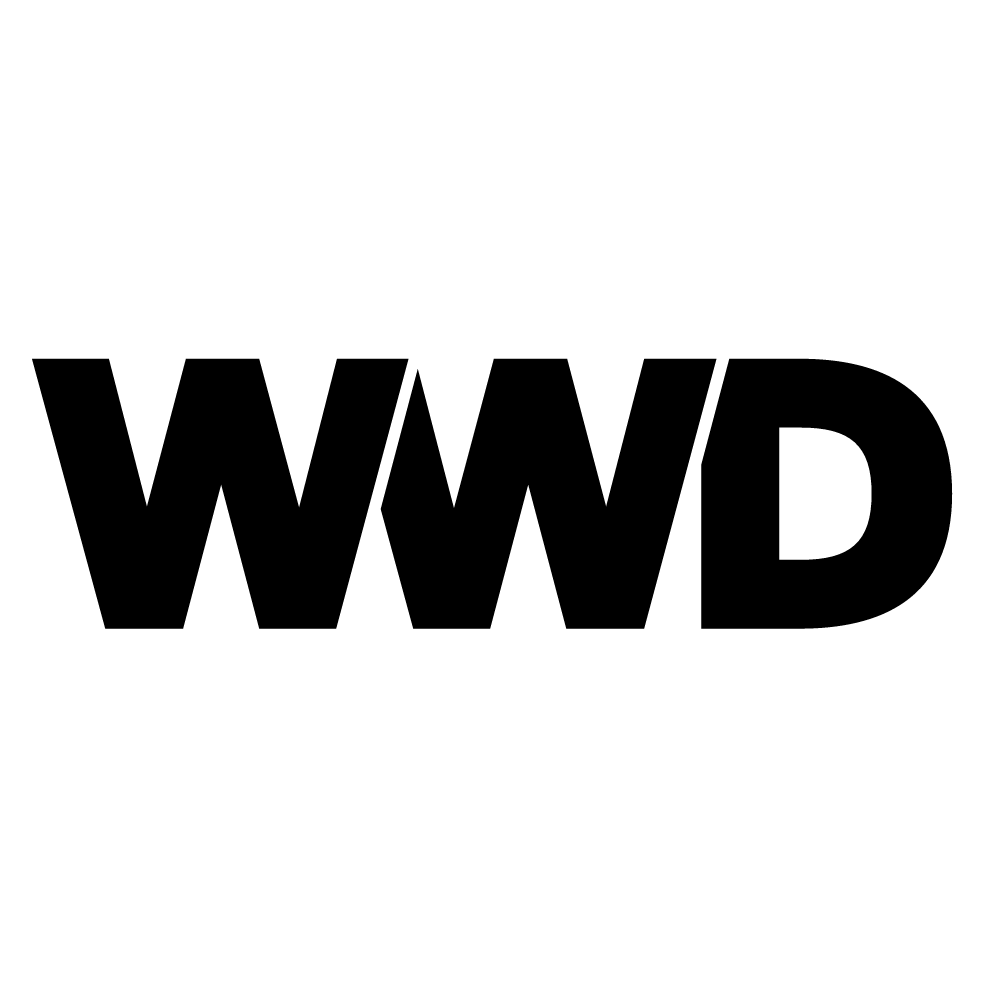 Logo of Women's Wear Daily, a prominent fashion and business publication.