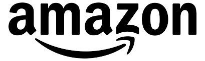 Amazon logo featuring stylized text and a curved arrow, representing the brand's commitment to customer service.
