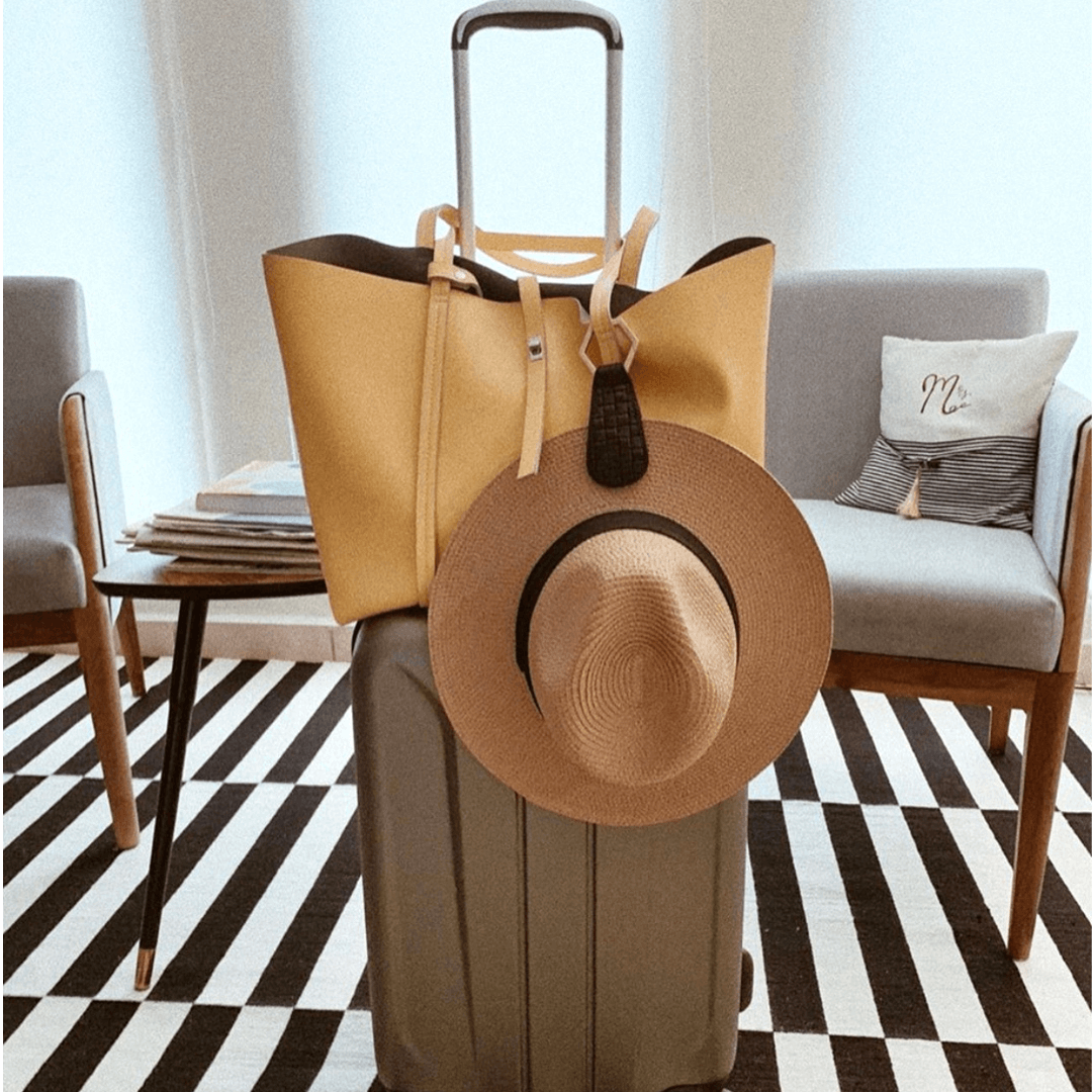us patented toptote magnetic hat clip for hat travel